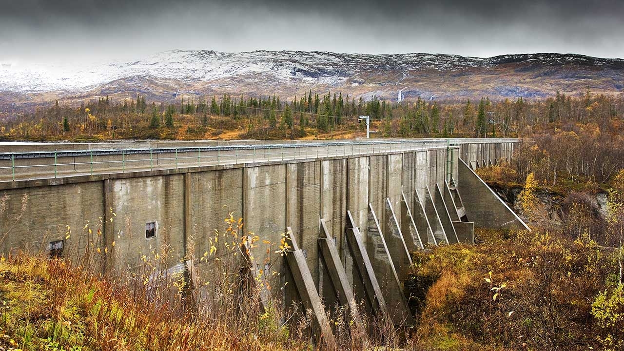 Bilde av Namsvassdammen