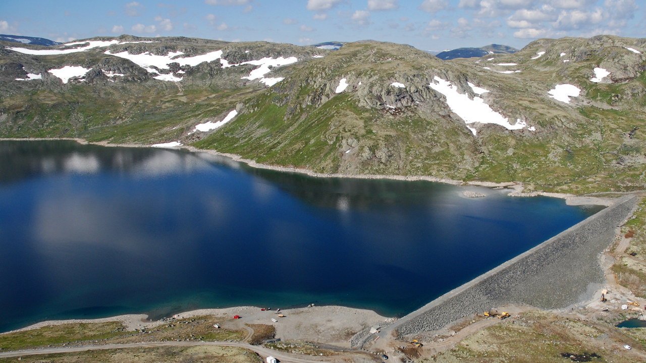 Øljusjøen dam