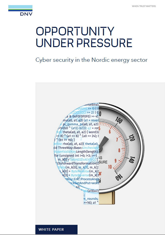 DNV presenterer rapporten "Opportunity undre pressure"