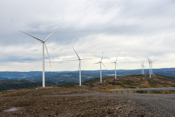 Stokkfjellet vindpark i Selbu